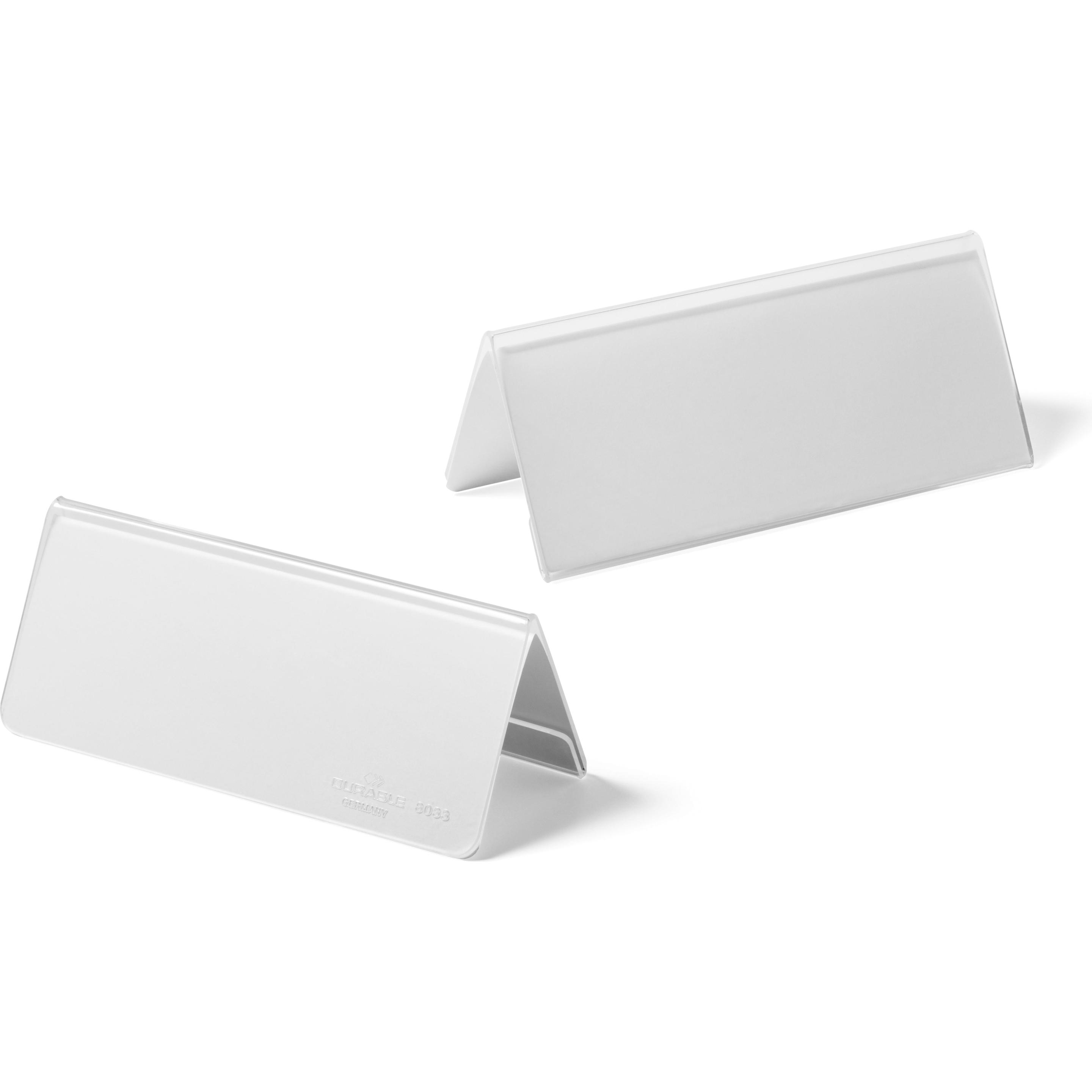 Durable, Informationsschild, Tischnamensschild aus Acryl