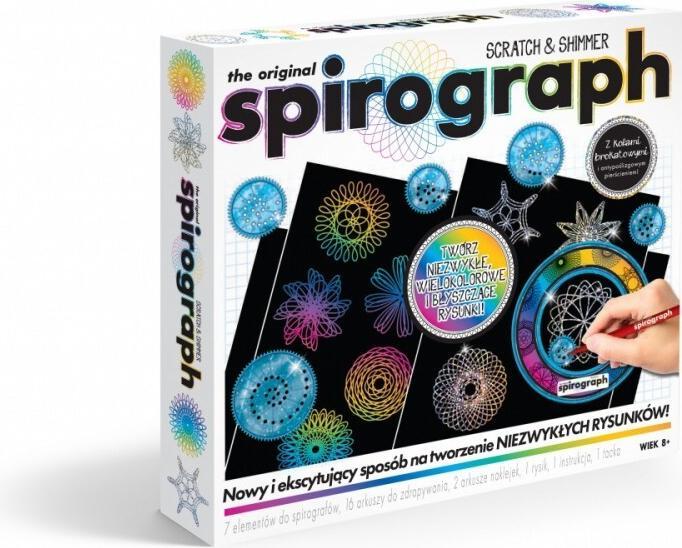 Actual product image Playmonster Spirograph Scratch & Shimmer