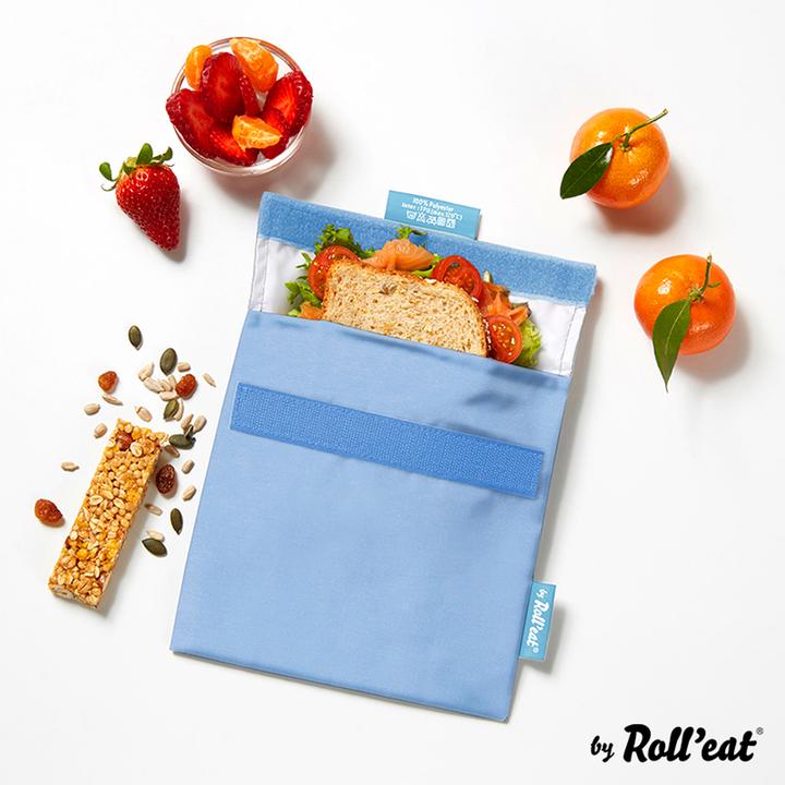 Produktbild Roll'Eat Lunchbeutel SnacknGo Nature Hellblau