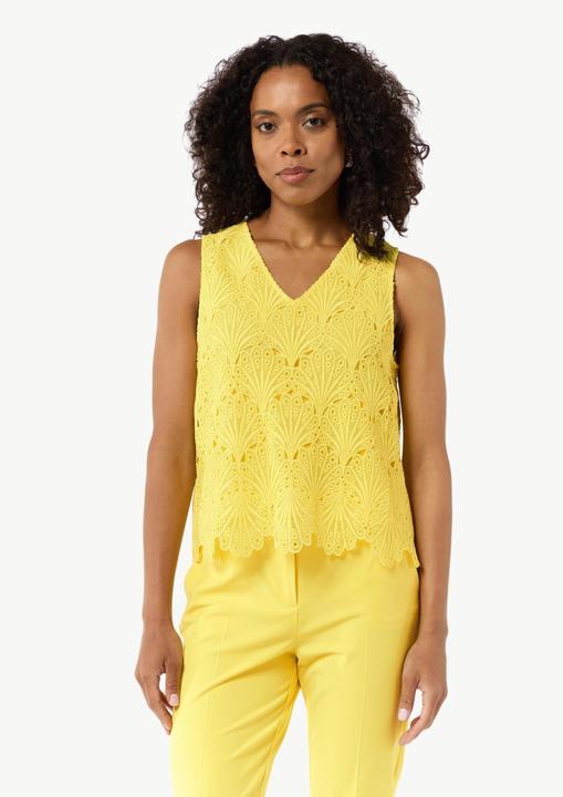 Image du produit Comma Bluse Ärmelloses Top aus Spitze (36)