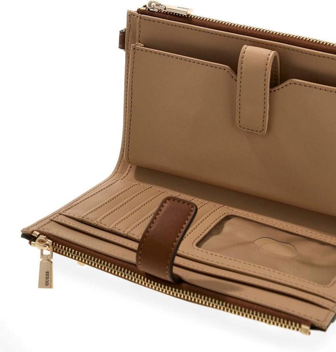 Actual product image Guess Melinda Logo SLG Double Zip Organizer