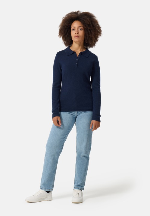 Actual product image Cash-Mere Kaschmir Poloshirt Langarm (M)