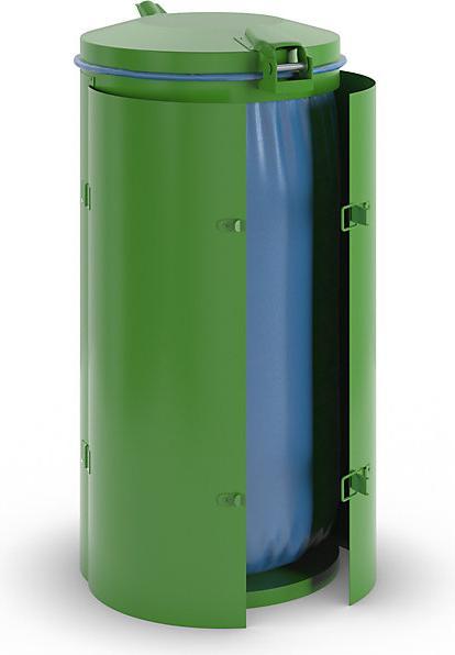 Produktbild kaiserkraft Stahlblech-Abfallsammler für 120-l-Sack (120 l)