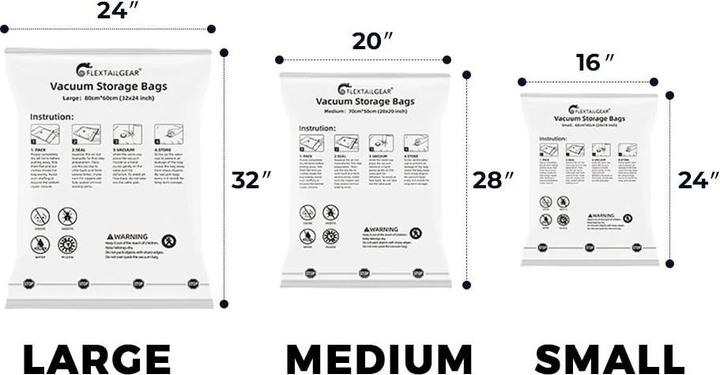 Actual product image Flextail Vacuum bag S
