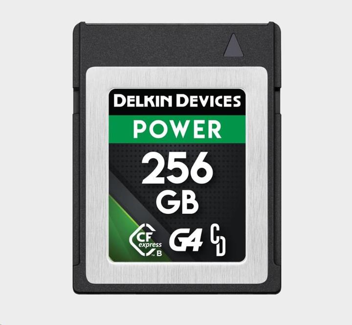 Actual product image Delkin POWER Cfexpress Type B G4 256GB R:1780MB/s W:805MB/s (256 GB, CFexpress type B)