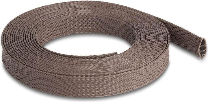 Produktbild Delock Geflechtschlauch nagerfest, 5 m x 19 mm Braun (Kabelschlauch, 500 cm)