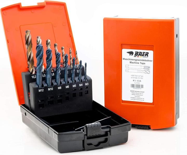 Actual product image Baercoil Gewindeschneider Set M 3-12