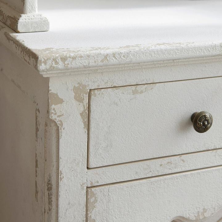 Image du produit Loberon Buffet Jarrettsville blanc antique (75 x 43 x 141 cm)