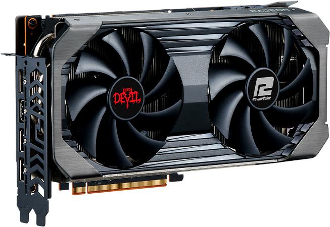 Actual product image Powercolor Radeon RX6600XT Devil GDDR6 HDMI 3xDP (8 GB)