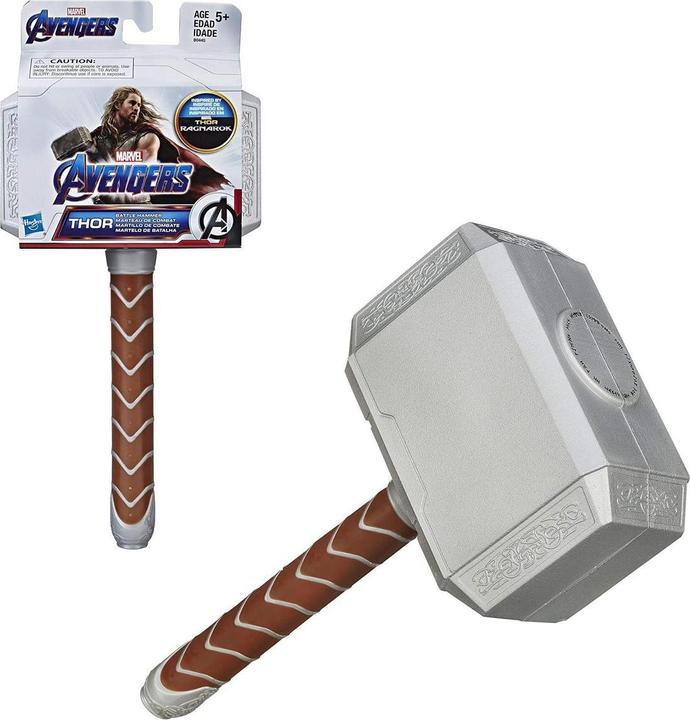 Actual product image Hasbro Avengers foam replica Thor's hammer