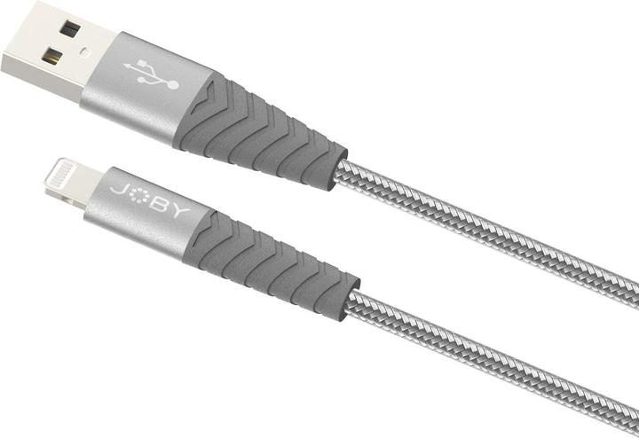 Produktbild Joby Lightning Cable 1.2M SpaceGrey (1.20 m, USB 2.0, 12 W)