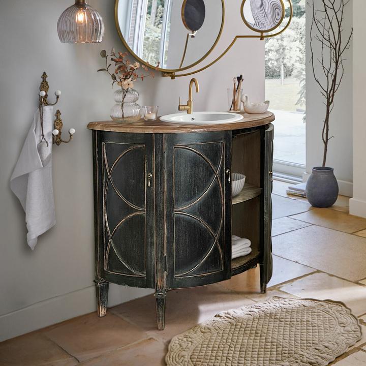 Actual product image Loberon Waschtisch Maison Vertelle antikschwarz/braun