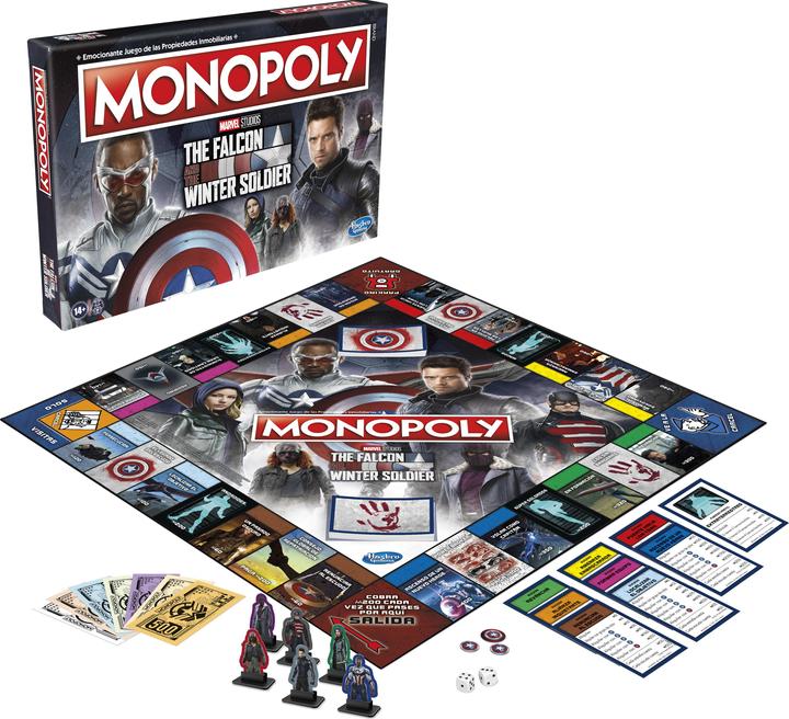 Actual product image Monopoly Marvel Studios - The Falcon and the Winter Soldier Edition (English)