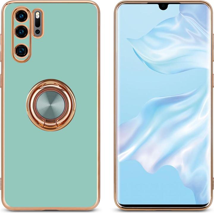 Image du produit Cadorabo Housse pour Huawei P30 PRO en TPU avec protection pour appareil photo et anneau LM089 Style (Huawei P30 Pro)