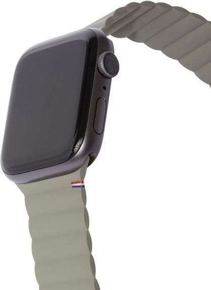 Actual product image Cyberport Magnetic silicone wristband LITE Olive 38-40mm (Silicone, Apple Watch Series 8)