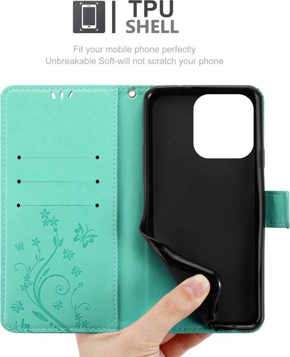 Immagine prodotto Cadorabo Custodia per Apple iPhone 15 PRO MAX Flower Book (Apple iPhone 15 Pro Max)