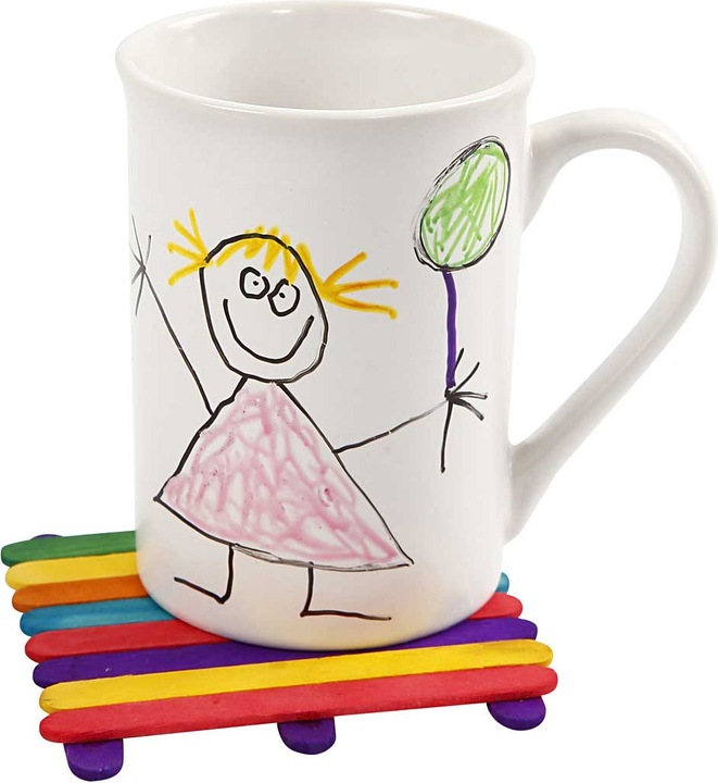 Immagine prodotto Creativ Company Kit fai da te glitter e bastoncini di legno Mega Set