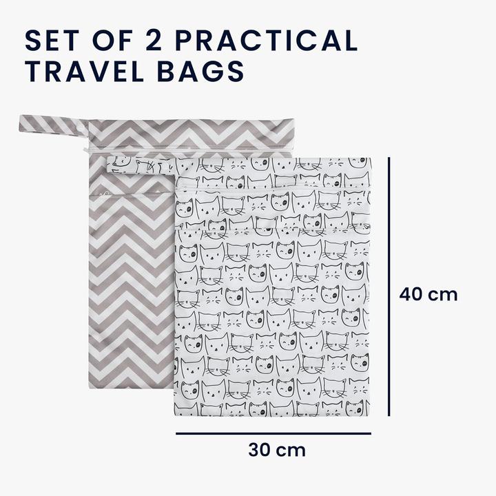 Actual product image Kwmobile 2x nappy bag