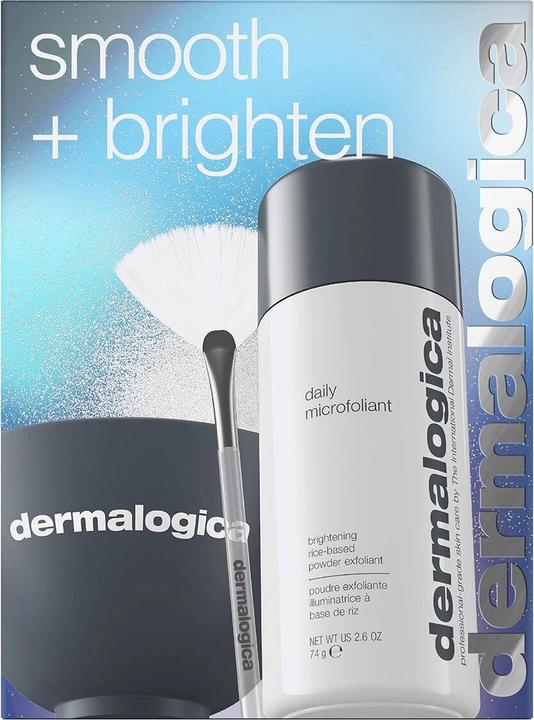 Dermalogica Smooth and Brighten Christmas Gift Set Full-Size Daily Microfoliant (Haarpflege Set)