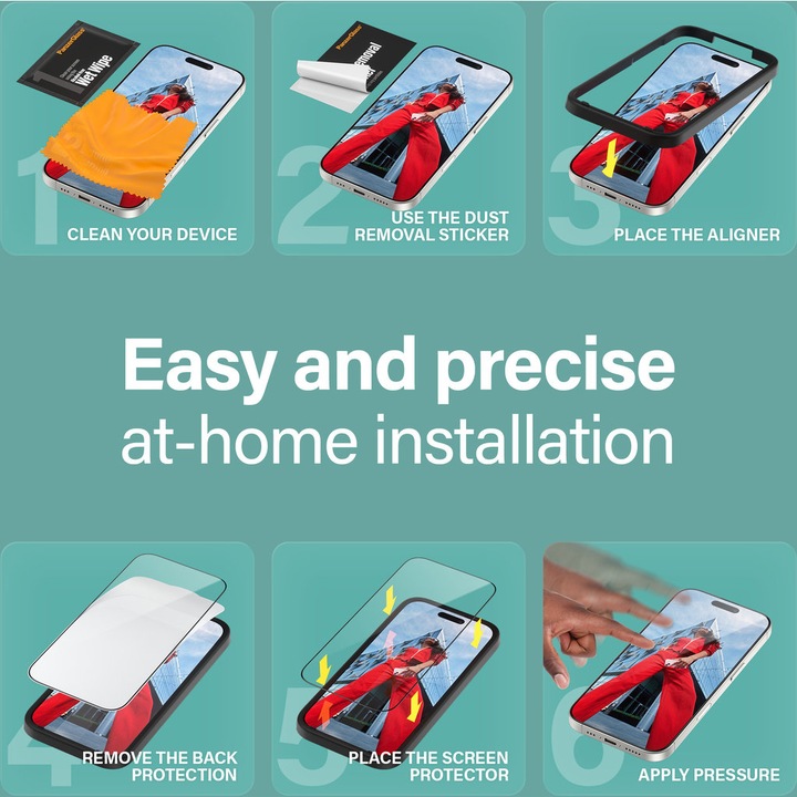 Produktbild PanzerGlass SAFE. (1 Stück, Apple iPhone 16, Apple iPhone 15)