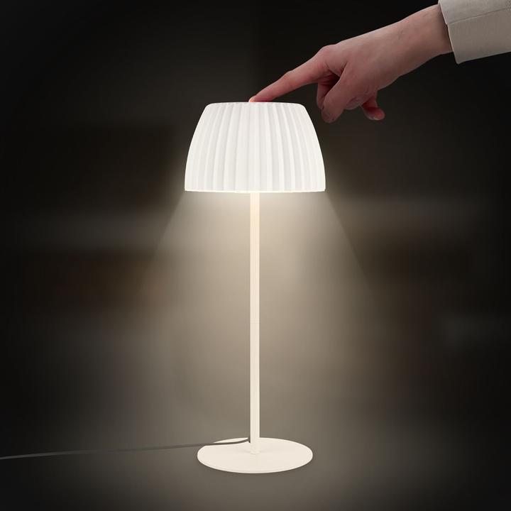 Immagine prodotto Briloner LUCA LED Tischleuchte mit Lichtkante - Altweiss (800 lm)