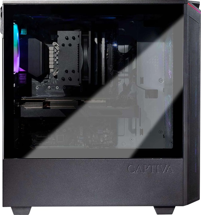 Actual product image Captiva High-end Gaming I81-070 Core i9 RTX 4070 Ti SUPER (Intel Core i9-13900KF, 32 GB, 1000 GB, GeForce RTX 4070 Ti Super)