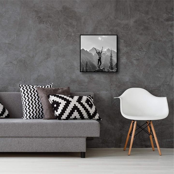 Produktbild Haes Deco Deco Kunststoff-Fotorahmen 50x50 cm EF18B Easy Frame Schwarz (50 x 50 cm)