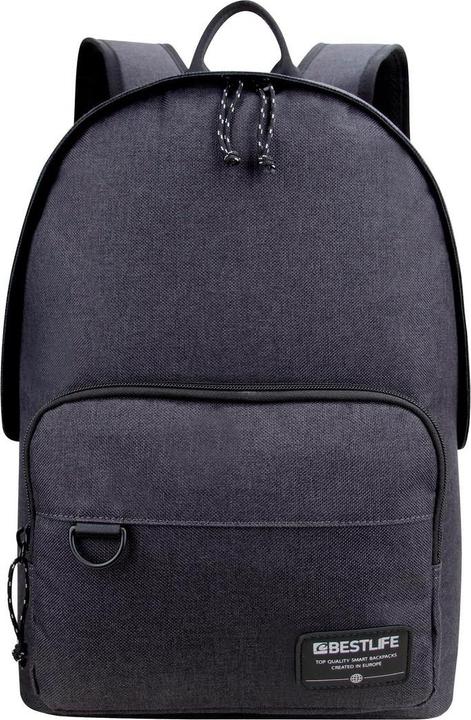 Produktbild Bestlife Rucksack na Notebook 15,6", Devon, grau aus Polyester