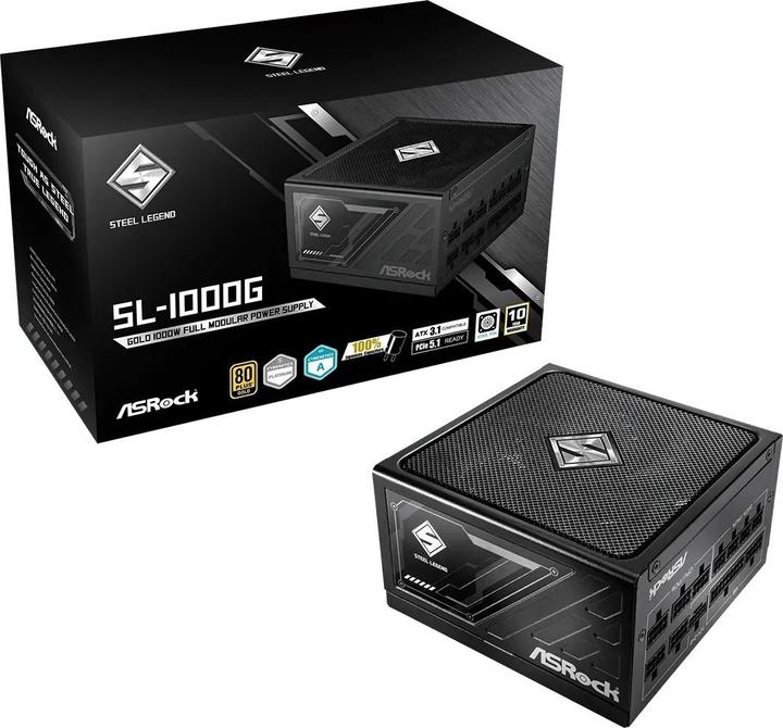 AsRock Steel Legend power supply 1000W 80+ Gold (1000 W)