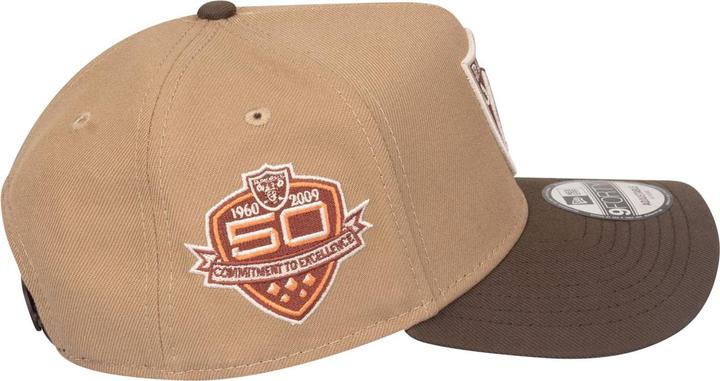 Actual product image New Era 9Forty A-Frame Cap - Las Vegas Raiders Khaki Walnut (One size)