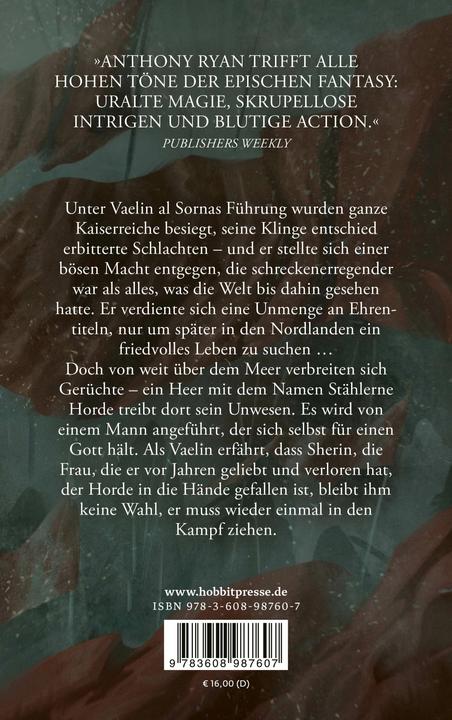 Produktbild Das Lied des Wolfes (Deutsch, Anthony Ryan, Sara Riffel, 2023)