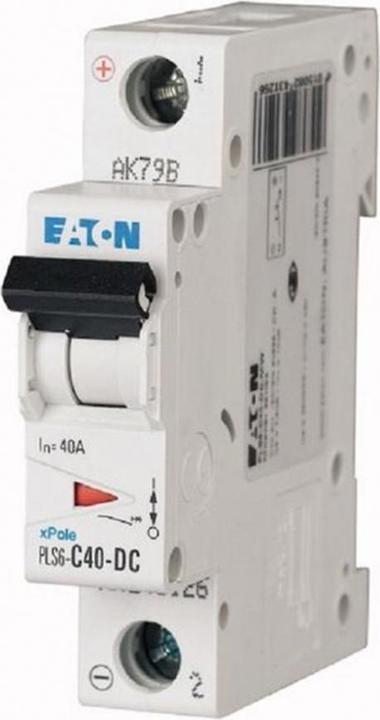 Eaton Disjoncteur de protection de ligne 220 V DC, 40 A, 1 pôle