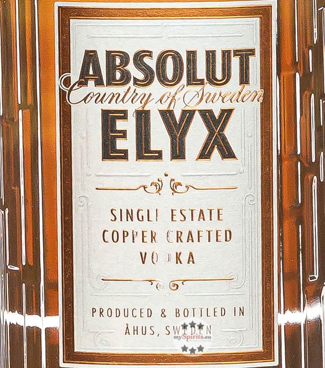 Actual product image Absolut Elyx (1 x 100 cl)