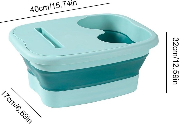 Actual product image König Design Faltbare Fussbadewanne Fussmassage Fussmassagegerät Fussbad Spa Pediküre 21 Liter