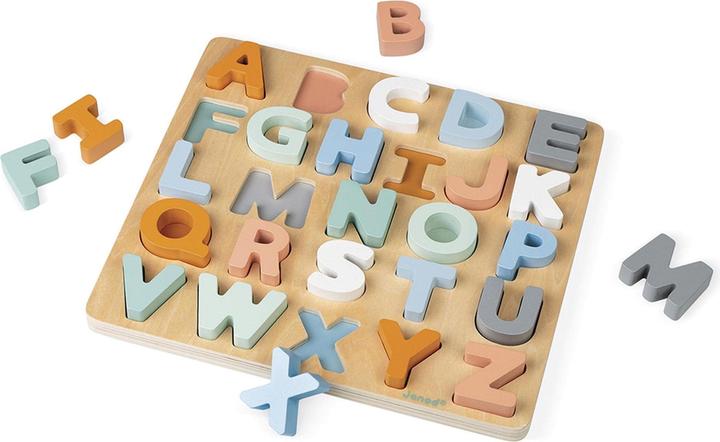 Image du produit Janod Alphabet avec tableau noir (26 pièces)