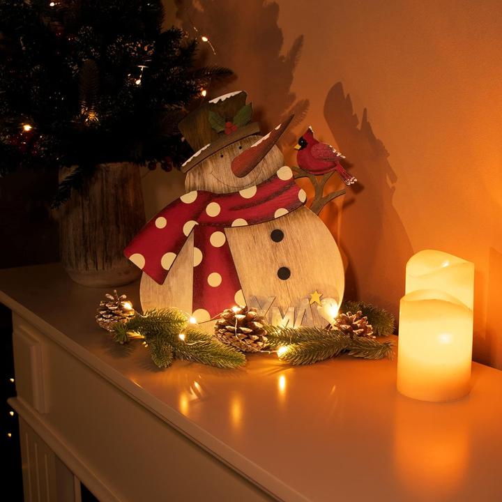 Actual product image Com-four Snowman stand-up display