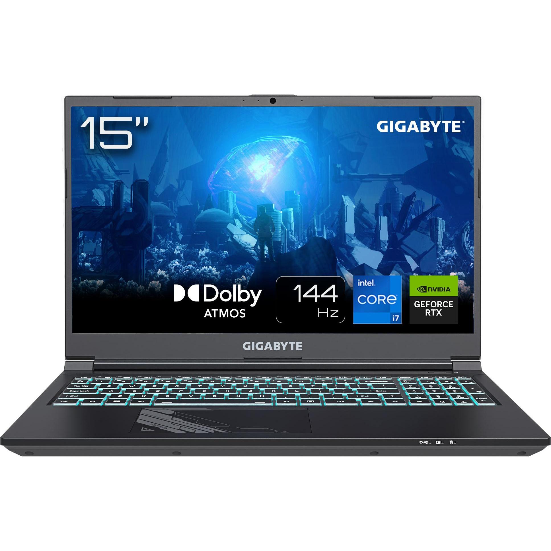 Gigabyte G5 (15.60", Intel Core i7-13620H, 16 GB, 1000 GB, DE), Notebook, Grau