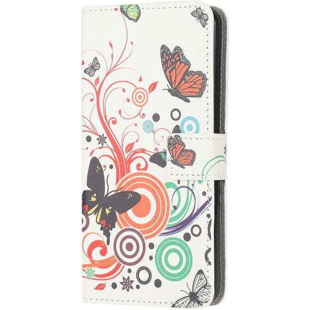 MU Style Leder Bookcover Image Series (Apple iPhone 13 mini), Smartphone Hülle, Mehrfarbig