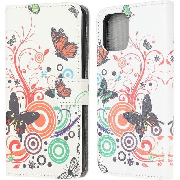 Thumbnail - MU Style Leder Bookcover Image Series (Apple iPhone 13 mini), Smartphone Hülle, Mehrfarbig