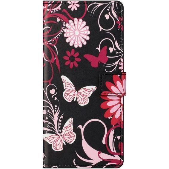MU Style Leder Bookcover Image Series (Apple iPhone 13 Pro), Smartphone Hülle, Mehrfarbig
