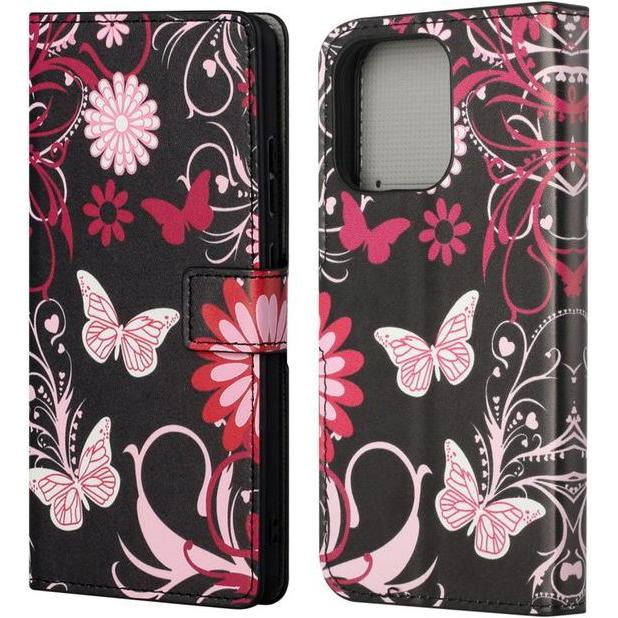 Thumbnail - MU Style Leder Bookcover Image Series (Apple iPhone 13 Pro), Smartphone Hülle, Mehrfarbig