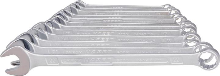 Produktbild HAZET Ring-Maulschlüssel Satz 600N/12N ∙ Aussen Doppel-Sechskant-Tractionsprofil ∙ 10 - 22 ∙ Anzahl … (10 mm, 11 mm, 12 mm, 13 mm, 14 mm, 15 mm, 16 mm, 17 mm, 18 mm, 19 mm, 21 mm, 22 mm)