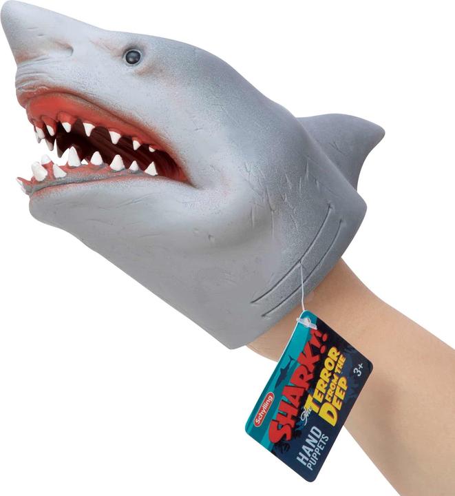 Actual product image Schylling Shark Hand Puppet