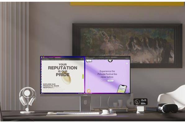 Image du produit Alogic Moniteur ultra-large EDGE 34 Space Gray (3440 x 1440 pixels, 34")