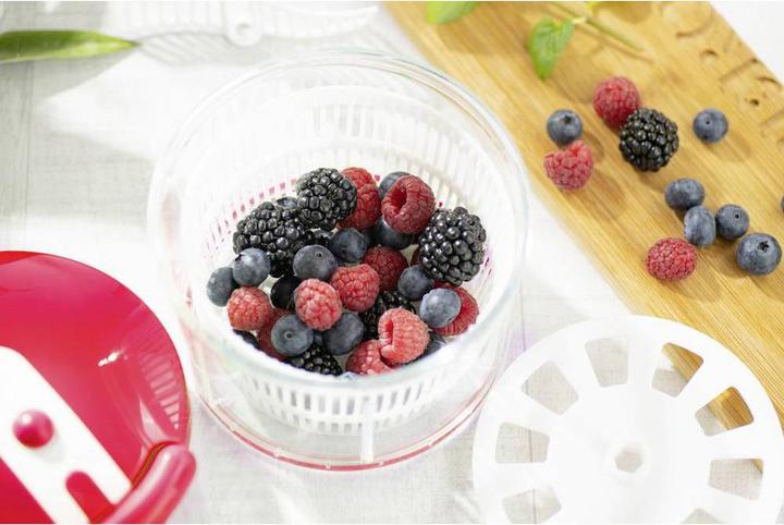 Actual product image Nicer Dicer Twist, set 9 pcs, red