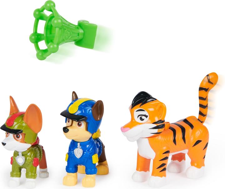 Produktbild Spin Master Paw Patrol: Jungle Pups Chase, Tracker & Tiger, Actionfiguren mit Geschoss, Kinderspielzeug für Jung