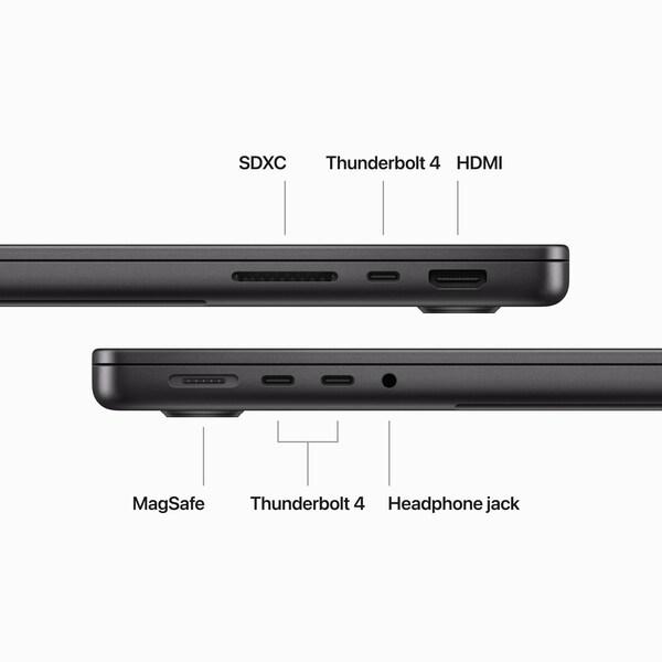 Immagine prodotto Apple MacBook Pro - Late 2023 (14", M3 Pro, 36 GB, 512 GB, DE)