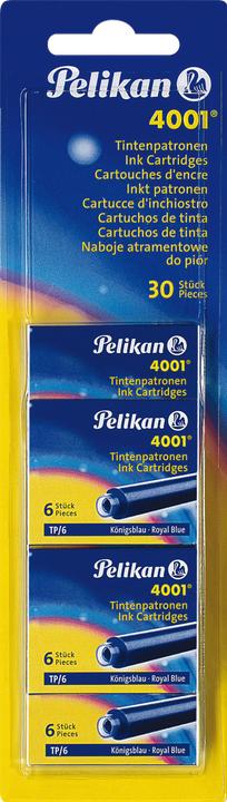 Actual product image Pelikan Ink cartridges 4001 TP/6 Kö. 5 ET (30 Piece, Royal blue)