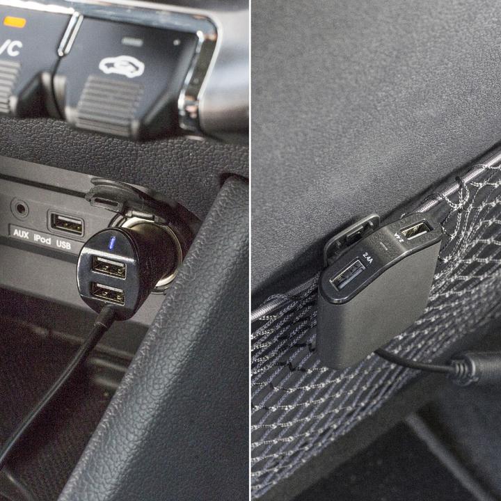 Produktbild Sweex Auto-Ladegerät 4-Ausgänge 9.6 A USB Schwarz