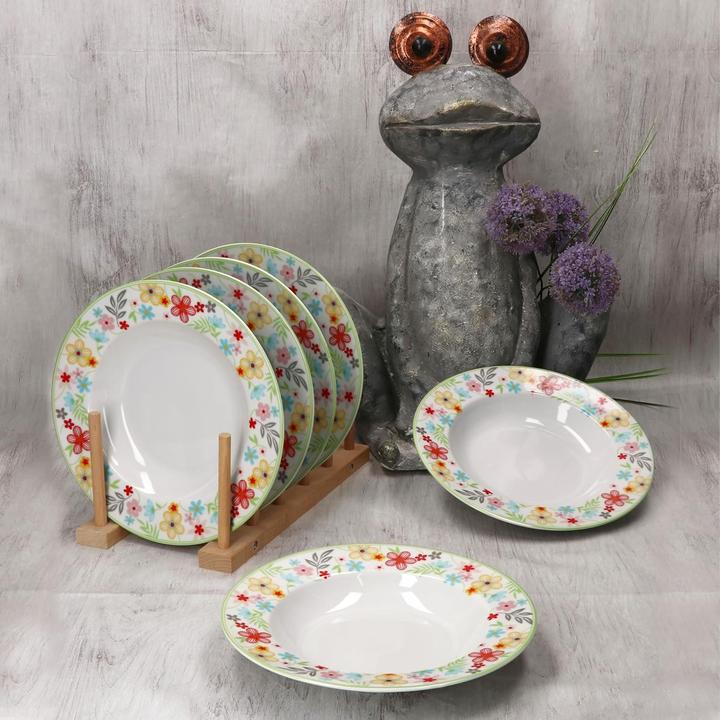 Immagine prodotto MamboCat Blümchen Suppenteller-Set (6x)